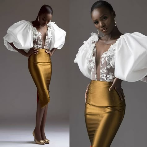 Drama in #tubo @emmanueloyeleke Prom Dresses High Neck, Dresses High Neck, High Neck Prom Dress, Evening Dresses With Sleeves, Cocktail Gowns, Short Prom Dresses, Mini Party, Short Prom, Prom Dresses Short