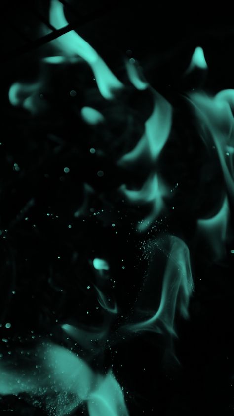 Fire particles in a cyan tone. Teal Magic Aesthetic, Green Fire Aesthetic, Black And Cyan Aesthetic, Dark Cyan Aesthetic, Dark Turquoise Aesthetic, Cyan Aesthetic, Fire Particles, Teal Aesthetic, Turquoise Aesthetic