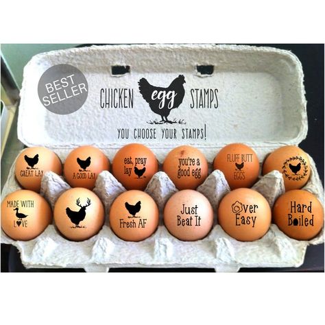 Egg Stamps, Best Egg Laying Chickens, Egg Stamp, Funny Eggs, Egg Laying Chickens, Chicken Lover Gifts, Chicken Gifts, Cute Egg, Farm Eggs