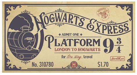 Hogwarts Express Ticket, Tari Hip Hop, Harry Potter Scrapbook, Classe Harry Potter, Imprimibles Harry Potter, The Hogwarts Express, Cumpleaños Harry Potter, Harry Potter Printables, Harry Potter Poster