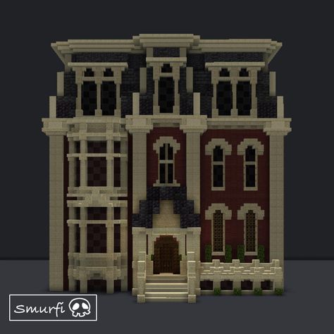 Been a while since I posted (definitely not been 7 months) But anyway here’s a house :) . Shaders; Complementary [custom] . #minecraft… | Instagram Minecraft Victorian House, Minecraft M, Big Minecraft Houses, Royal City, Minecraft Structures, Minecraft House Tutorials, Minecraft House Plans, Victorian Wall, Victorian Townhouse