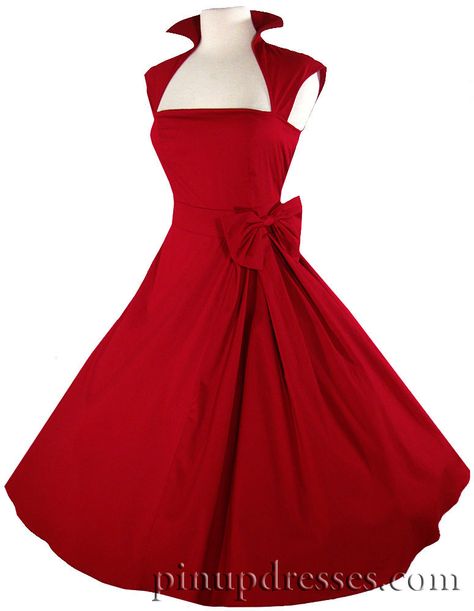 'Red rockabilly dress' I just ordered this dress from Amazon, and I can't WAIT to get it!!! :) Robes Glamour, Full Skirt Dress, Full Skirts, Pin Up Dresses, Retro Mode, Rockabilly Dress, Rockabilly Fashion, 50s Dresses, Moda Vintage