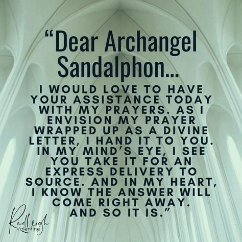 Invocation Prayer, Archangel Sandalphon, Archangel Prayers, Angel Spirit, Easy Love Spells, Angel Readings, Deliverance Prayers, Angel Prayers, Healing Affirmations