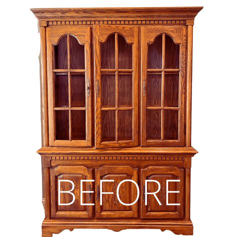 Wallpaper For China Cabinet, Queen Anne China Cabinet Makeover, Oak China Cabinet Makeover, Colorful China Cabinet, Wallpaper China Cabinet, Old China Cabinet Makeover, Yellow China Cabinet, Upcycled China Cabinet, Diy China Cabinet Makeover