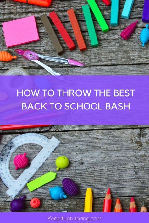 Back To School Bash, Back To School Party, Meet The Teacher, School Parties, The Neighborhood, End Of Summer, Get Excited, New Adventures, Summer Party