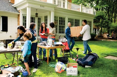 Get your garage sale on like a pro. Tips for hosting and hunting bargains. Neighborhood Garage Sale, Garage Sale Tips, Where To Sell, Sell Your Stuff, Garage Sale, Garage Sales, Yard Sale, Spring Cleaning, Fun To Be One