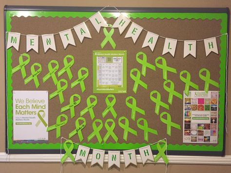 Mental Health Month Bulletin Board Ideas, Health Bulletin Board Ideas, Mental Health Bulletin Board Ideas, Mental Health Bulletin Board, Motivational Posters For School, Counselor Classroom, School Counselor Classroom, Mental Health Awareness Activities, Counseling Bulletin Boards