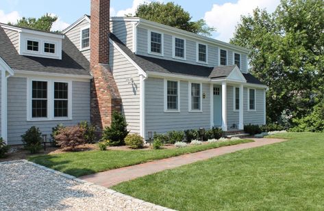 Cape Cod Addition Ideas, Dormer Addition, Shaker Siding, Great Room Addition, Cape Cod Exterior, Cape Style Homes, Coastal Deco, Shed Dormer, Floor Renovation