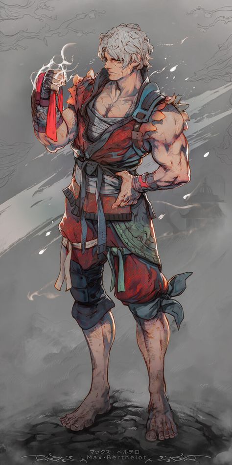 Street Fighter - Ken, ♠ Max Berthelot on ArtStation at https://www.artstation.com/artwork/N5LnPq Dnd Fighter Character Design, Ken Street Fighter, Videogame Characters, Sif Dark Souls, Aesthetic Man, Street Fighter Characters, Street Fighter Art, Have Inspiration, Male Character