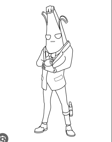 Agent Peely Fortnite, Peely Fortnite Drawing, Fortnite Images To Print, Fortnite Coloring Pages Free Printable, Fortnite Characters Drawing, Fortnite Art Drawing, Peely Fortnite, Fortnite Drawings, Fortnite Coloring Pages