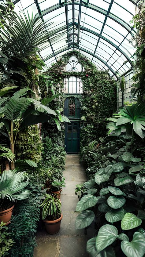 West Indies House, Gothic Greenhouse, Greenhouse Cafe, Tropical Greenhouses, Victorian Greenhouses, Conservatory Design, Greenhouse Interiors, Home Greenhouse, Interior Design Boards