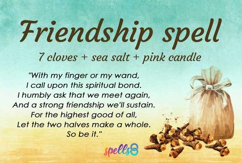 Spells with Salt to Attract Money, Protection & More! Friendship Printables, Lost Friendship, Charmed Spells, Broken Friendship, Old Friendships, Easy Spells, Luck Spells, Herbal Magic, Money Spells