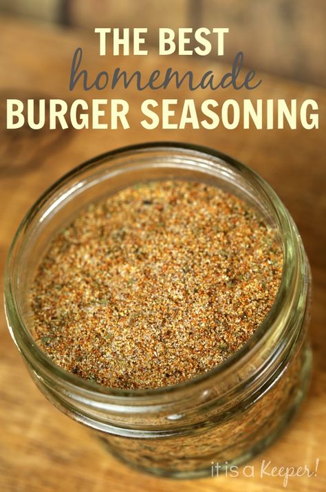 Best Burger Patty Recipe, Burger Seasoning Recipe, Best Burger Seasoning, Burger Recipes Seasoning, Easy Homemade Burgers, Best Homemade Burgers, Healthy Sauce, Hamburger Seasoning, Homemade Dry Mixes