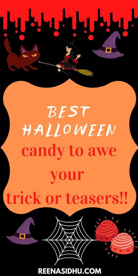 Thinking of best Halloween tricks for kids or trick and treaters. This post recommends all the best treats and candies. #halloween treats #halloween sweet treats Unique Trick Or Treat Handouts, Halloween Treats For Trick Or Treaters, Trick Or Treat Candy Ideas, Halloween Trick Or Treat Ideas, Trick Or Treat Ideas, Best Halloween Candy, Halloween Sweet Treats, Joker Halloween Costume, Sweet And Spooky