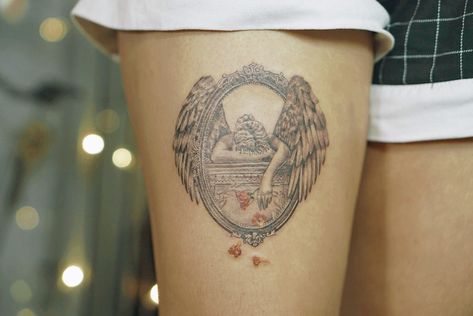 Weeping Heart Tattoo, Gardian Angel Tattoo, Weeping Angel Tattoo, Angel Tattoo For Women, Graveyard Tattoo, Angle Tattoo, Crying Angel, Guardian Angel Tattoo, Skin Drawing