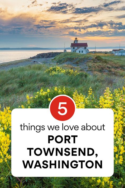 Five things we love about Port Townsend, Washington are the surrounding natural beauty, theaters for cinema and stage, a terrific bookshop, and purveyors of several locally produced craft beverages. Port Angeles Washington, Port Townsend Washington, Arthouse Cinema, Shakespeare In The Park, Washington Travel, Port Townsend, Port Angeles, Olympic Peninsula, City Limits