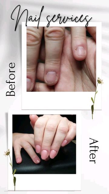 Before And After Instagram Story, Before And After Nails, Pink Gel Manicure, Period Story, Eyebrow Makeup Tips, Small Business Plan, Pink Gel, Nail Services, Salon Interior Design