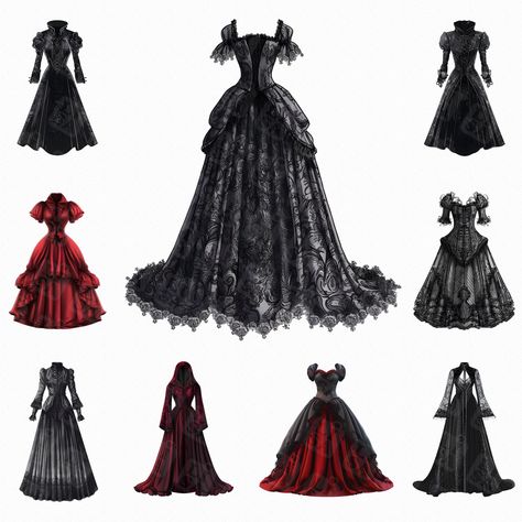 17 Gothic dress clipart jpg - gothic fashion clipart digital download - card making, invitation, scrapbook clipart Gothic Clipart, Gothic Queen, Dress Clipart, Dress Png, Gothic Mode, Scrapbook Images, Scrapbook Clipart, Gothic Wedding Dress, Fashion Clipart