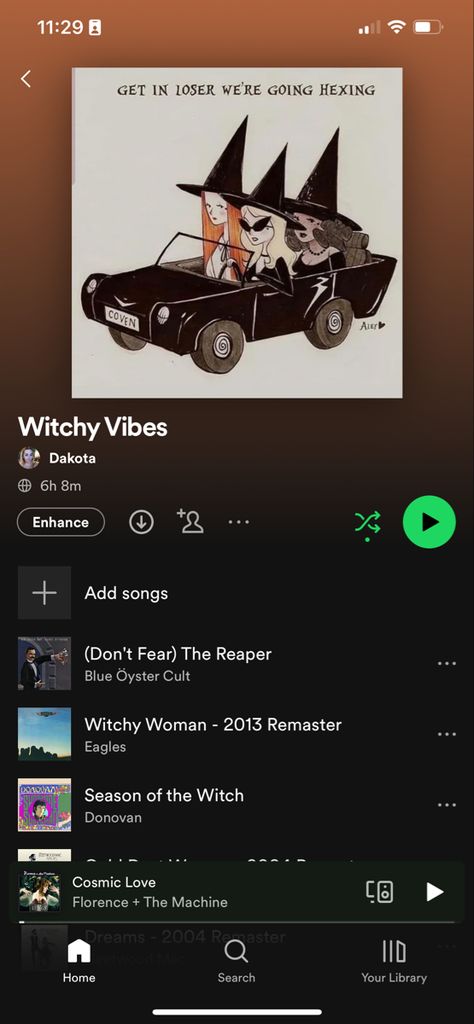 Witchy Spotify Playlist, Goblincore Playlist, Halloween Spotify Playlist, Witchy Playlist, Witch Playlist, Witchy Fall Aesthetic, Fall Spotify Playlist, Playlists Ideas, Autumn Playlist