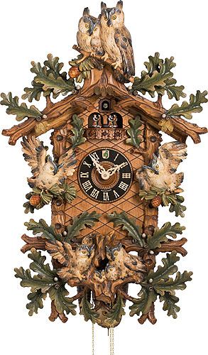 Cuckoo Clock 8-day-movement Carved-Style 87cm by Hönes Coo Coo Clock, Forest Clock, Grandfather Clocks, Cuckoo Clocks, Clock Painting, Steampunk Clock, The Black Forest, Cool Clocks, Modern Clock