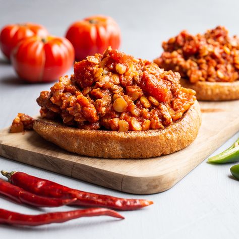 Turkey and Lentil Sloppy Joes Ground Turkey Sloppy Joes, Turkey Lentil, Whole Wheat Buns, Lentil Sloppy Joes, Turkey Sloppy Joes, Gluten Free Buns, Easy Turkey, Food Substitutions, Weekday Meals