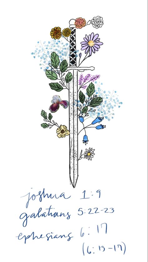 9 Fruits Of The Spirit, Ephesians Tattoo, Flower Scripture Tattoo, Ephesians 6:11 Tattoo, Fruit Of Spirit Tattoo, Fruit Of The Spirit Tattoo Ideas, Cross And Vine Tattoo, Ephesians 4:32 Tattoo, Fruit Of The Spirit Drawing