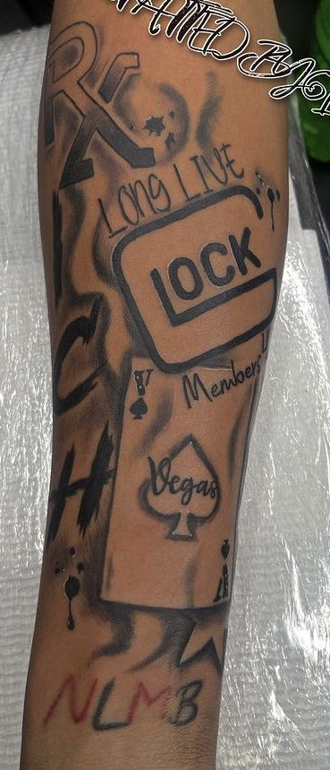 Jail Cell Tattoo, Locs Tattoos Ideas, Hood Tattoo For Men Forearm, Humble Beast Tattoo Men, Trap Tattoos Men Forearm, Trap House Tattoo, Doughboy Tattoo, Humble Tattoo Men, Boondocks Tattoo Designs