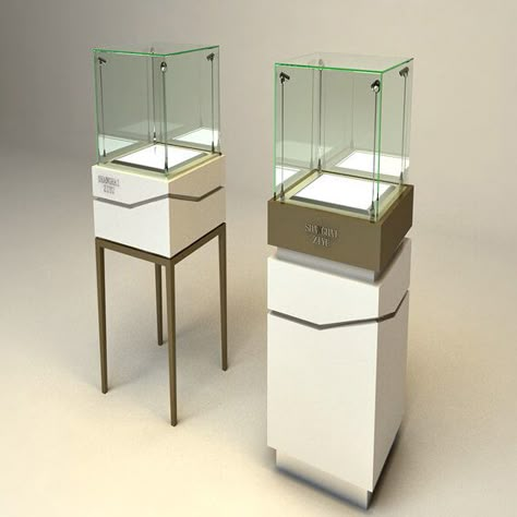 jewellery display towers for sale Glass Jewelry Display, Glass Display Cabinets, Jewelry Shop Display, Jewelry Store Displays, Display Tower, Jewelry Store Design, Jewelry Display Case, Glass Cabinets Display, Store Interiors