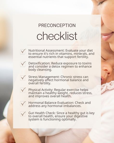 Preparing for pregnancy extends beyond taking prenatal vitamins; it involves comprehensive preconception care that holistically addresses your health. Understanding and treating the root causes of any health issues before conception can lead to a healthier pregnancy and baby. Why is holistic preconception care essential? Each aspect of your health—from nutrition and hormone balance to mental well-being and chronic condition management—plays a critical role in your fertility and the develop... Preconception Checklist, Prenatal Vitamins Before Pregnancy, Preconception Care, Prepping For Pregnancy, Preparing For Pregnancy, Prenatal Care, Prenatal Vitamins, Hormone Balance, Pregnancy Health