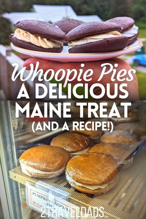 Maple Whoopie Pies, Maine Whoopie Pie Recipe, Christmas Whoopie Pies, Maine Whoopie Pies, Maine Recipes, State Recipes, Whoopee Pie, Whoopie Pie Filling, Whoopie Pie Recipe