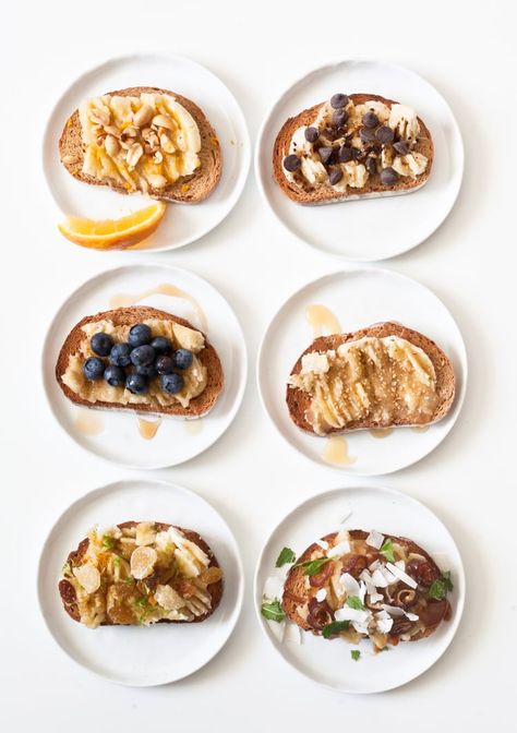 Banana Toast, Breakfast Toast, Dinner Appetizers, Think Food, Toast Recipes, Lunch Ideas, Clean Eating Snacks, Nutrition Recipes, Bananas