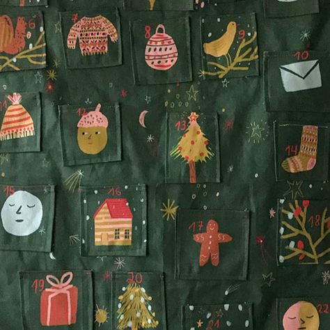 Diy Advent Pocket Calendar, Sew Advent Calendars, Christmas Crafts Diy Advent Calendar, Diy Advantage Calendar, Scandinavian Advent Calendar, Decorating Advent Calendar, Hobbycraft Advent Calendar, Christmas Countdown Sewing, Handmade Christmas Advent Calendar