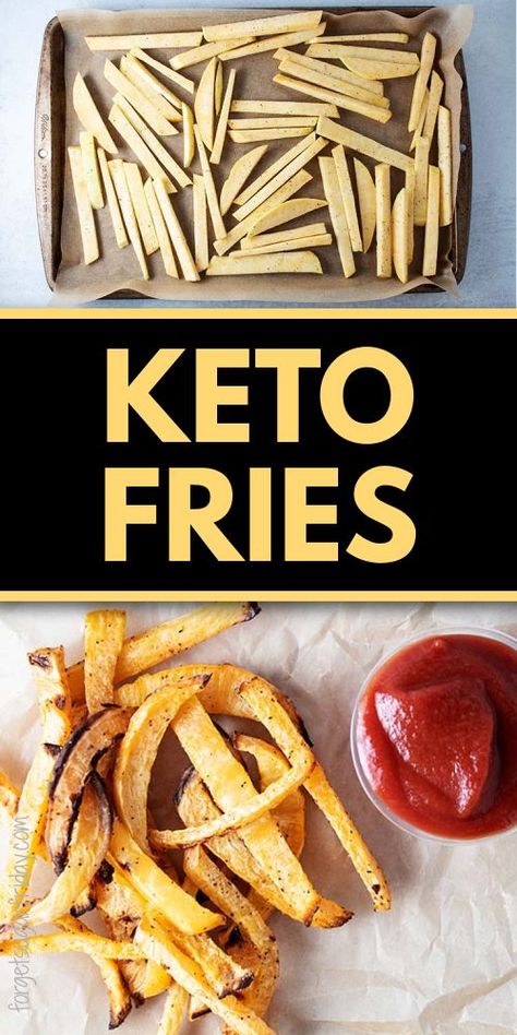 Keto Fries the whole family will love! YES, you can actually make low carb fries that taste good. Pair these homemade fries with a no sugar added ketchup and serve it next to your easy keto dinner or easy keto lunch. This is a great keto side dish for a burger! Easy Keto Lunch On The Go, Low Carb Fries, Keto French Fries, Keto Fries, Burger Sides, Easy Keto Lunch, Keto Side Dish, Burger Side Dishes, Easy Keto Dinner