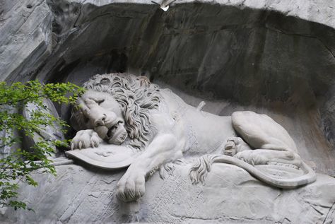 The Lion Monument, Lucerne, Switzerland. Famous Sculpture, Lion Monument, Lion Eyes, Swiss Guard, Famous Sculptures, Graveyard Shift, Lucerne Switzerland, Be Here Now, Blue Wallpaper Iphone