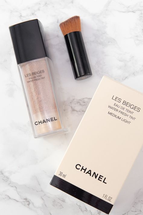 Chanel Les Beiges Water Fresh Tint, Channel Foundation, Nathalie Martin, Chanel Makeup Looks, Lisbon Trip, Makeup Branding, Chanel Foundation, Channel Makeup, Chanel Les Beiges