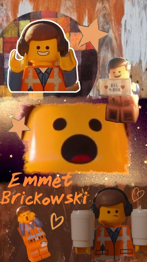 EMMET BRICKOWSKI 🫶🫶🫶 #legomovie #thelegomovie Emmet Brickowski, Emmet Lego, Lego Wallpaper, The Lego Movie, Do I Love Him, Lego Batman Movie, Lego Characters, Lego Worlds, Lego Movie