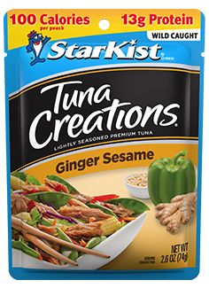 NEW Tuna Creations® Ginger Sesame Weight Watchers Diet Plan, Starkist Tuna, Canned Seafood, Dehydrated Onions, Lemon Pepper Seasoning, Spicy Tuna, Store Food, Kitchen Stove, Lemon Pepper