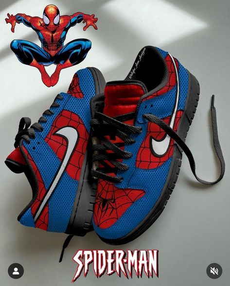 Marvel Shoes, Nike Shoes Women Fashion, Custom Sneakers Diy, Pretty Sneakers, Shoes For School, Custom Painted Shoes, Custom Shoes Diy, Trendy Shoes Sneakers, Nike Fashion Shoes