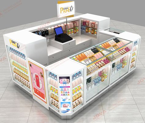 Retail Kiosk, Cell Phone Kiosk, Phone Kiosk, Mobile Kiosk, Mobile Shop Design, Counter Shelf, Mall Kiosk, Phone Accessories Shop, Display Counter