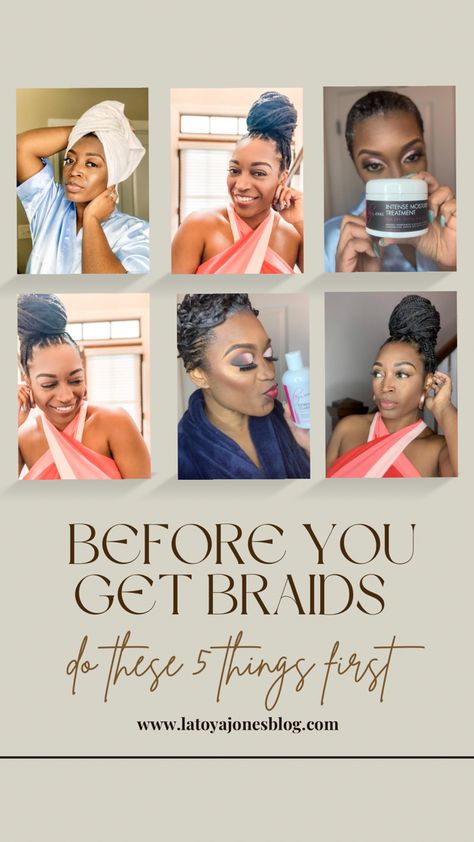 Prep Hair For Braids, Prepping Hair For Braids, How To Prepare Your Hair For Braids, How To Keep Braids Looking Fresh, Preparing Hair For Box Braids, Hair Care After Taking Out Braids, What To Do After Taking Out Box Braids, Hair Washing Routine, Free Tv