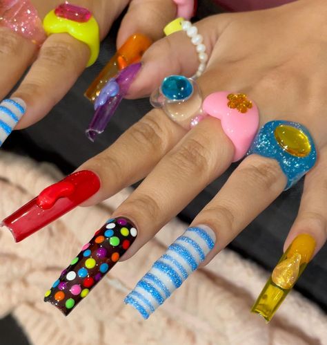 Candy Crush Nails, Cat Candy, Amazing Nails, Random Anime, Anime Pics, Beauty Guru, Dope Nails, Doja Cat, Lovely Things