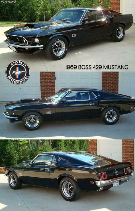 #Mustang Boss 429(1969) Boss Mustang, Boss 429, Muscle Cars Mustang, Mustang Boss 302, Ford Roadster, Mustang Boss, Ford Classic Cars, Mustang Cars, Pretty Cars