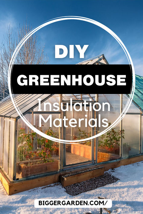 A greenhouse in a snowy landscape showcasing DIY greenhouse insulation materials, with plants visible inside. The image highlights how to protect plants from cold weather. Building Your Own Greenhouse, Build Your Own Greenhouse Diy, Insulating Greenhouse For Winter, Decorating A Greenhouse, Greenhouse Tips And Tricks, Heating A Greenhouse Without Electricity, Greenhouse Materials, Greenhouse Insulation, Greenhouse Layout