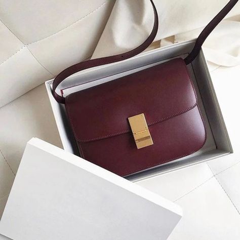 Celine Box Bag, Line Quality, Celine Box, Celine Handbags, Minimalist Bag, Trendy Handbags, Bags Luxury, Leather Box, Celine Bags