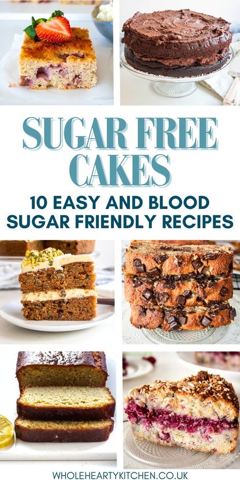 Cakes For Diabetics Sugar Free, Sugarless Cake Recipes, Sugarfree Cake Recipe, Sugar Free Cake Recipes For Diabetics, Diabete Desserts Easy Recipes, Gluten Free And Sugar Free Desserts, Low Sugar Baked Goods, Sugar Free Low Carb Desserts Easy, Dibectic Food Recipes Easy