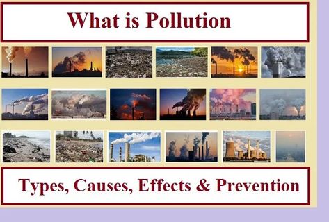 What is Pollution?, Types, Causes, Effects & Prevention, Download Handwritten Notes PDF for and Environmental Studies for class 10th, 11th, 12th & Competition. What Is Pollution, Types Of Pollution, Best Facial Hair Removal, Types Of Waste, Pollution Prevention, Change Day, Marine Pollution, Types Of Diseases, Environmental Studies