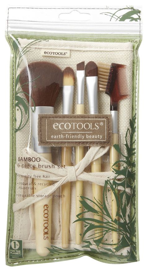 EcoTools Brushes Eco Tools Brushes, Ecotools Brushes, Makeup Quotes Funny, Eco Tools, Contour Tutorial, Diy Makeup Vanity, Bamboo Brush, Packaging Ideas Business, Trendy Makeup