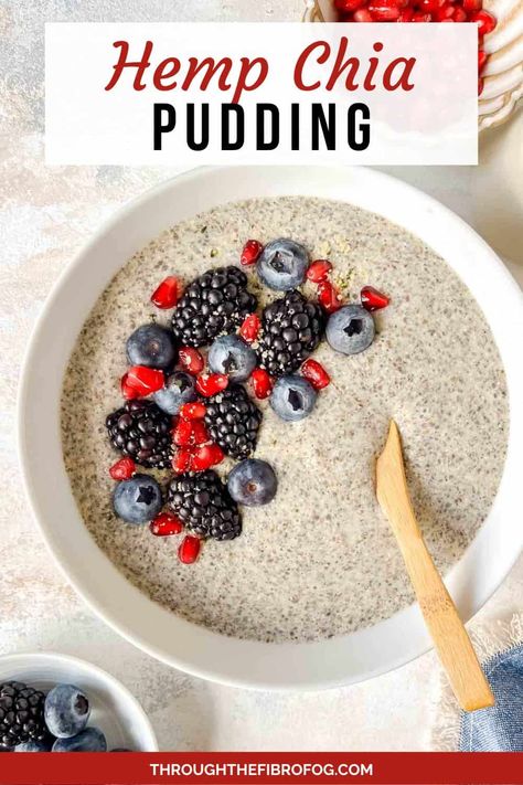 Chia Seed Recipes With Yogurt, Teff Breakfast Recipes, Ground Chia Seed Pudding, Hemp Seeds Recipes, Hemp Heart Recipes, Hemp Pudding, Hemp Seed Breakfast Recipes, Hemp Seed Pudding, Hemp Chia Pudding