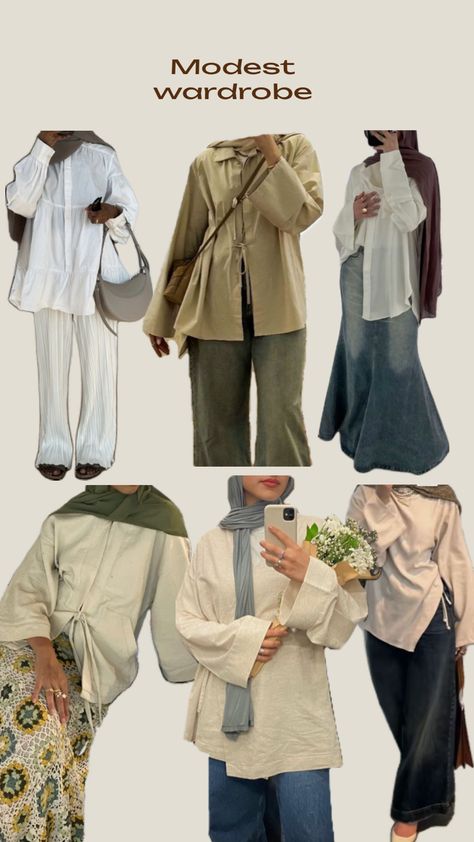 #modestoutfitidea #modestfashion #modestoutfits #hijabifashion Hijab Outfit Summer, Linen Style Fashion, Modest Wardrobe, Modest Casual Outfits, Street Hijab Fashion, Cute Modest Outfits, Modest Summer Outfits, Hijabi Fashion Casual, Modest Dresses Casual