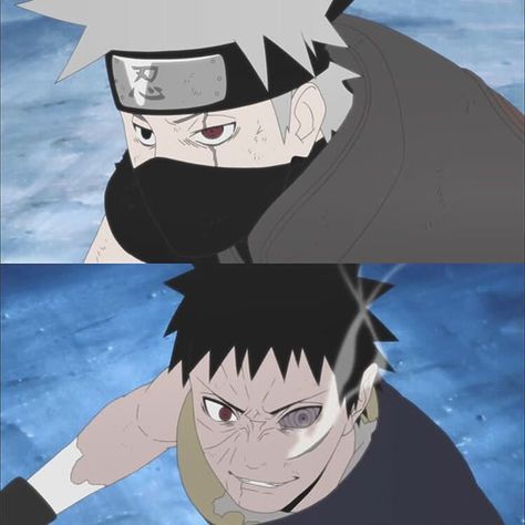 Kakashi vs Obito || Naruto Shippuden Kakashi Vs Obito, Volleyball Haikyuu, Team Minato, Kakashi And Obito, Naruto Sharingan, Tobi Obito, Arte Ninja, Naruto Ship, Kakashi Hatake